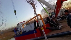 YSCSD250 10 اینچ برش کش کش در حال نصب Yongsheng Dredger